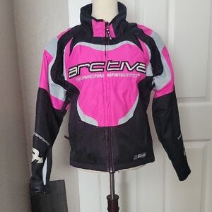 Arctiva Womens Pink and Black Snow mobile Jacket